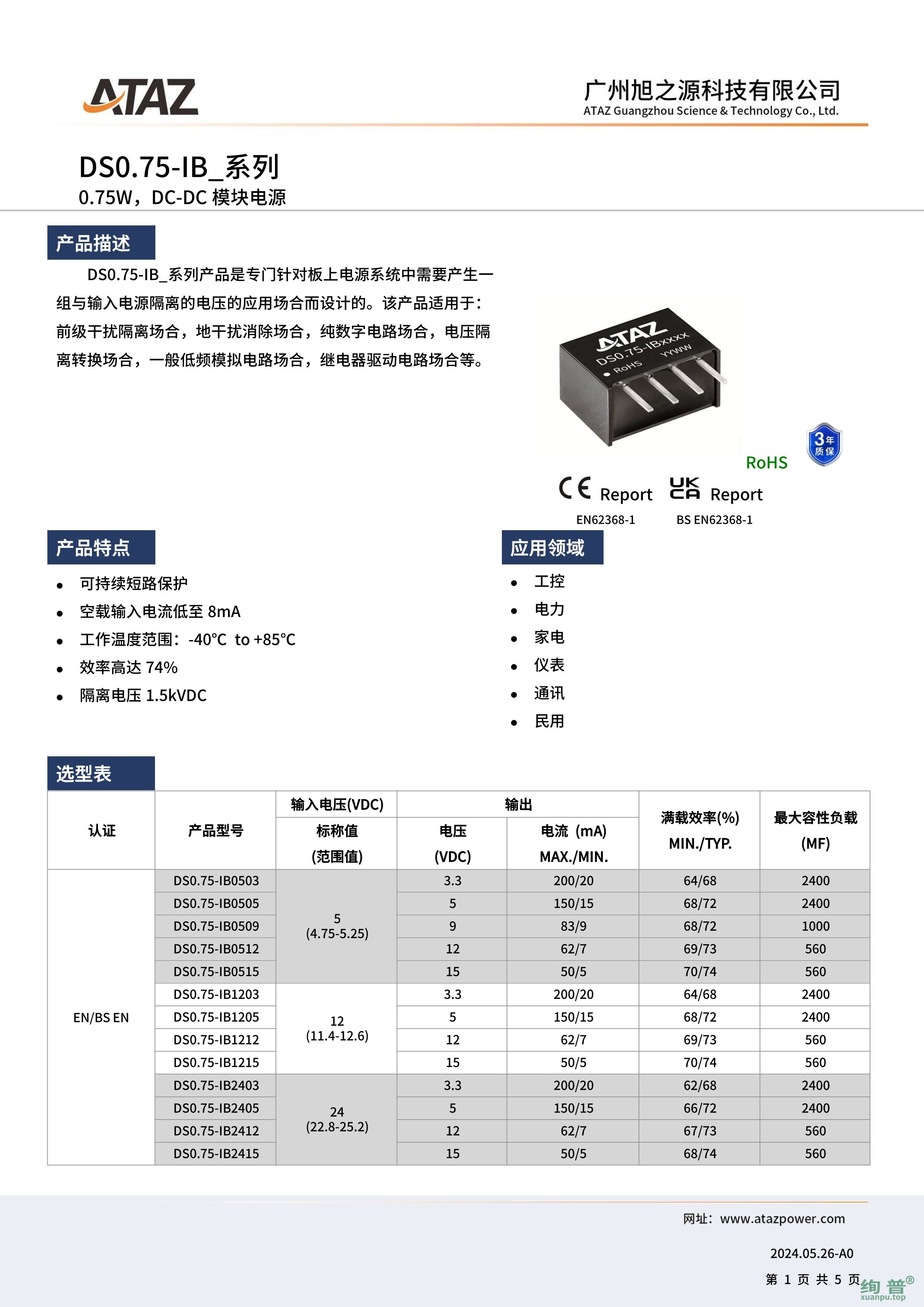 DS0.75-IB1205(图1)