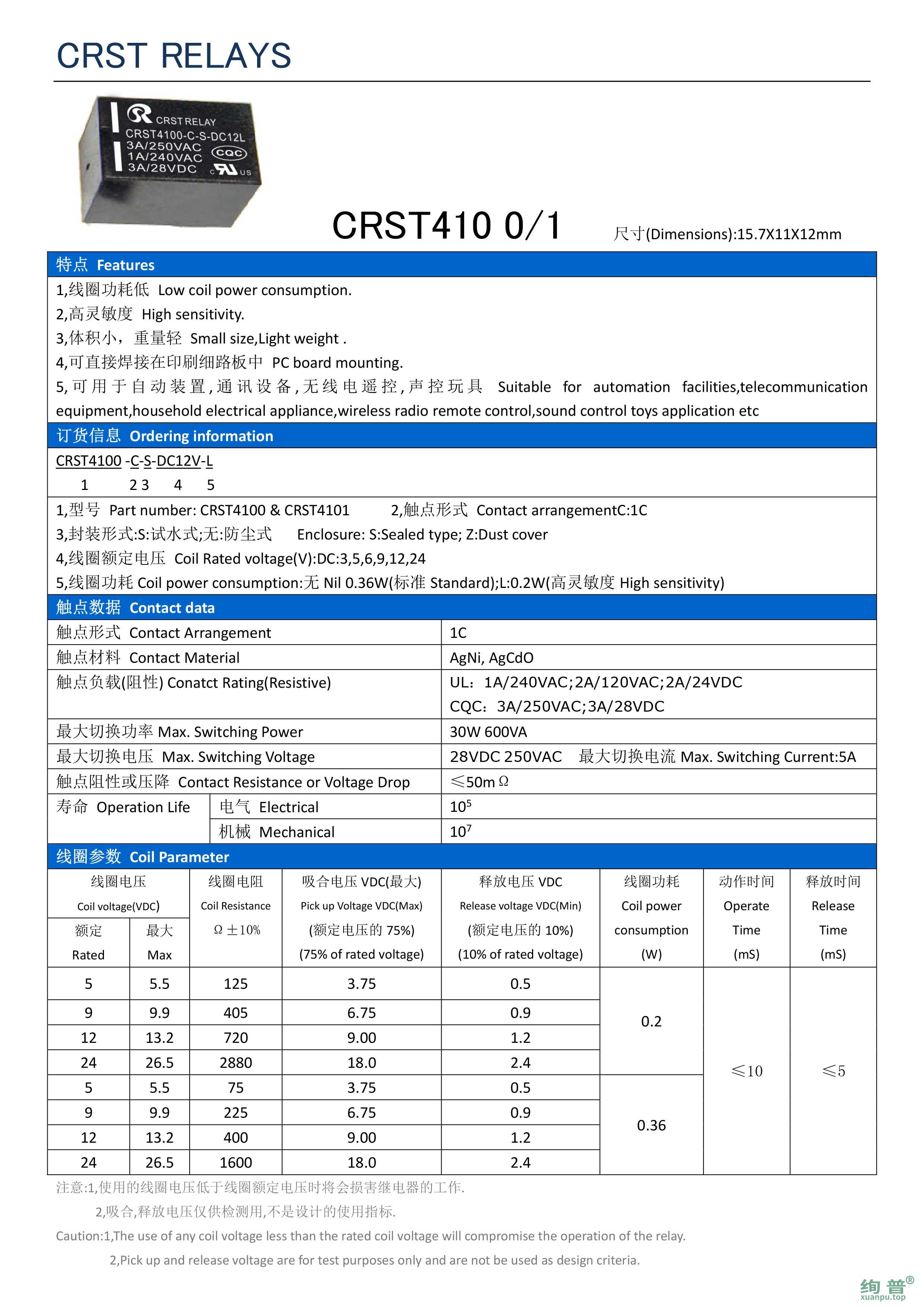 CRST4100-C-DC12V-L