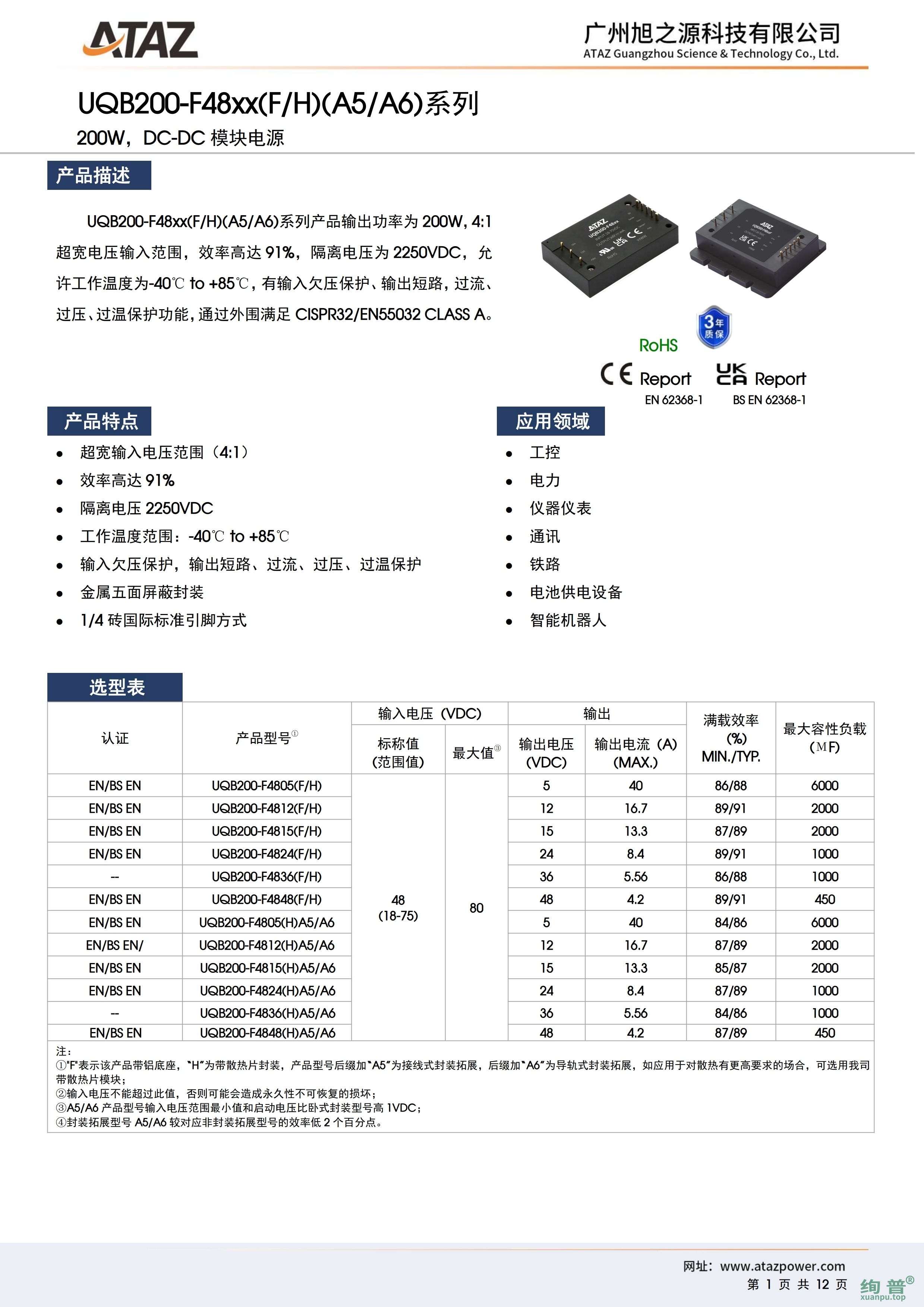 UQB200-F4812H(图1)