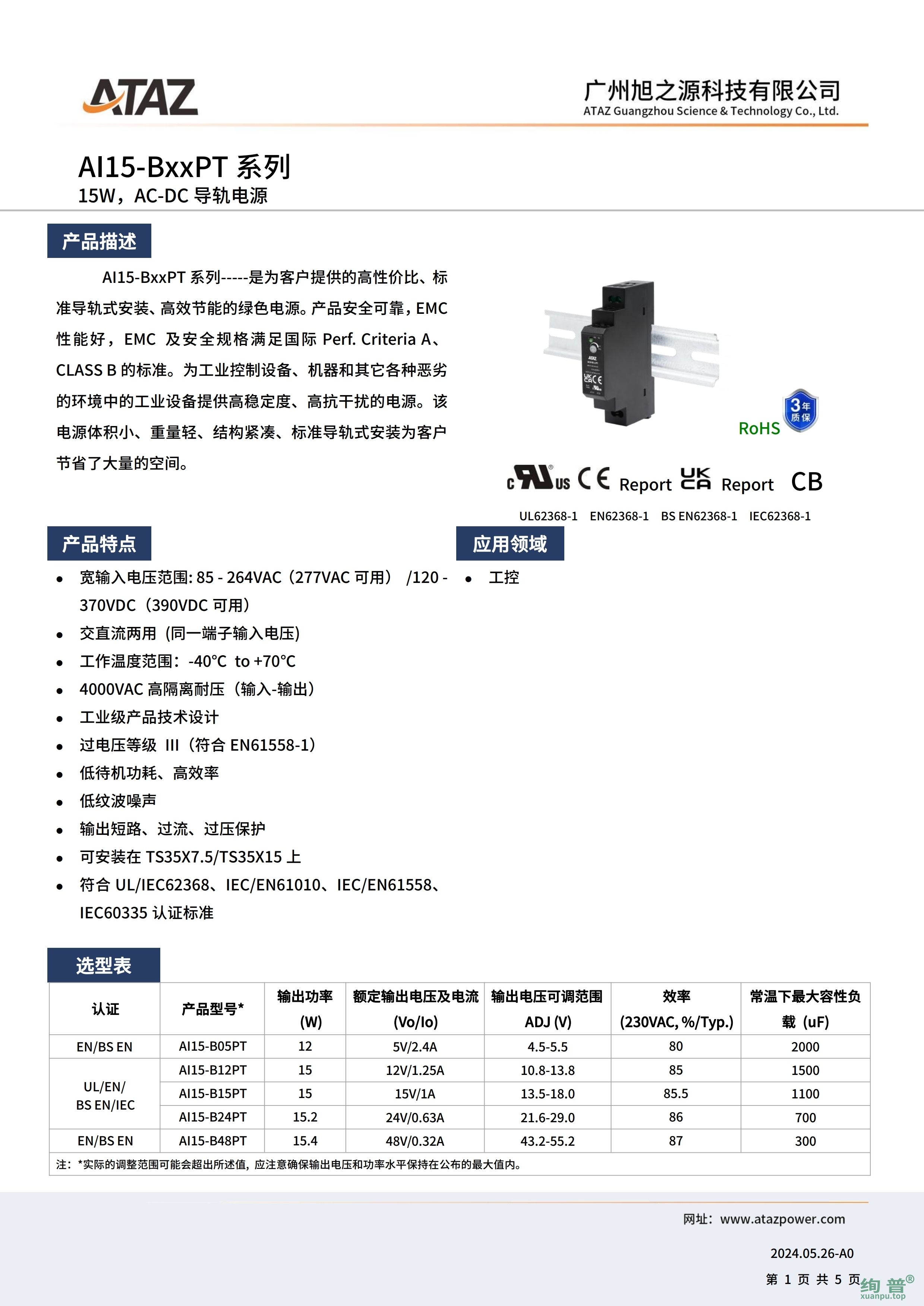 AI15-B24PT