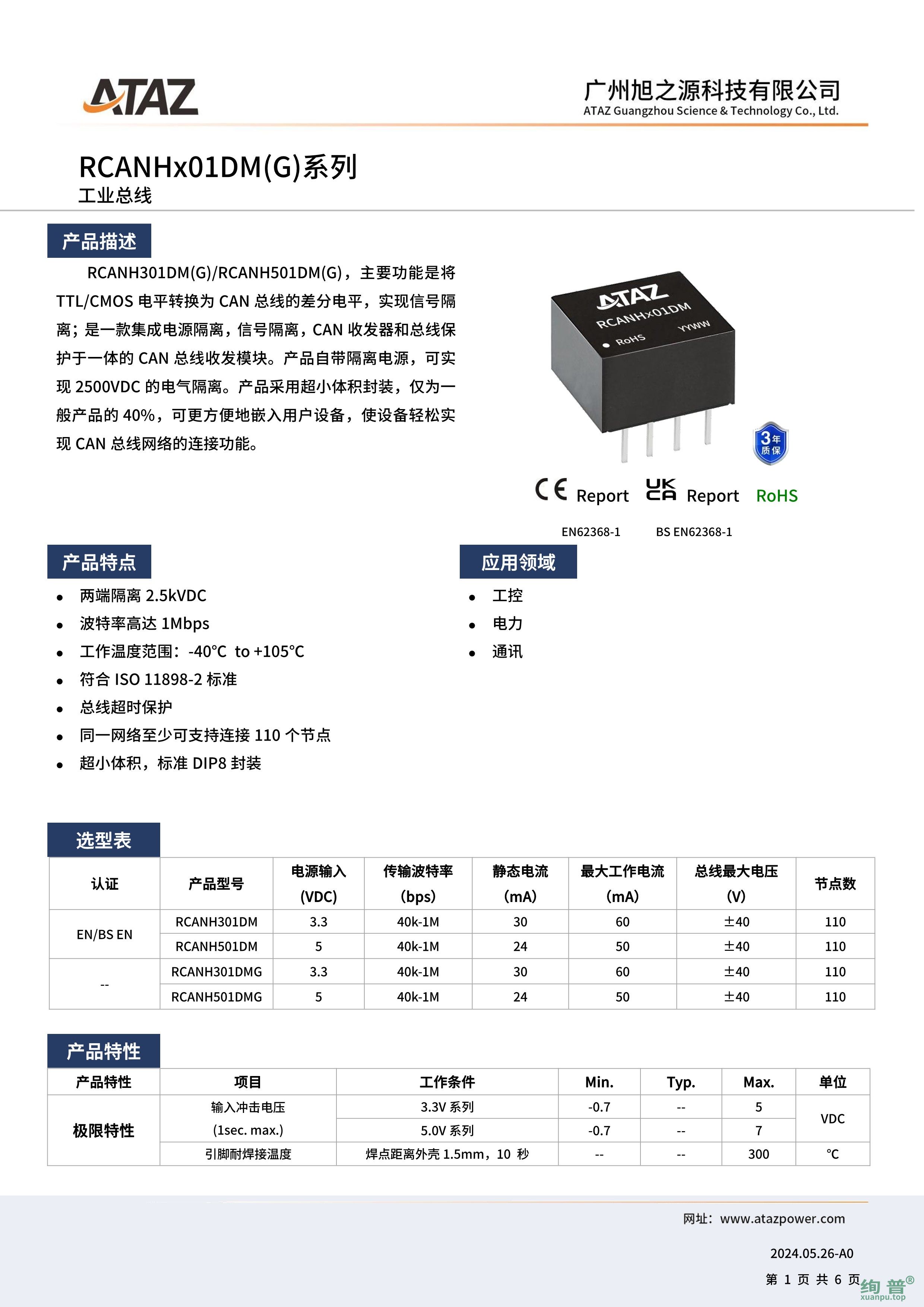 RCANH301DMG